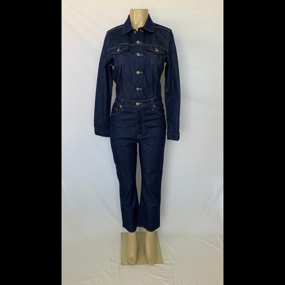 NWT Levi’s Size Small Kick Flare Denim Jumpsuit - Picture 5 of 8